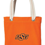 Oklahoma State Tote Bag OSU Cowboys Deluxe Canvas Shoulder Bag Orange