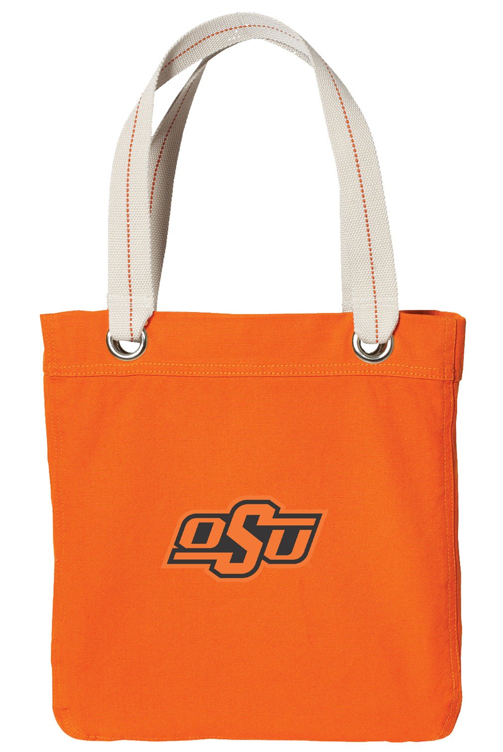 Oklahoma State Tote Bag OSU Cowboys Deluxe Canvas Shoulder Bag Orange