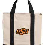 Oklahoma State Canvas Tote Bag OSU Cowboys Classic Tote Black