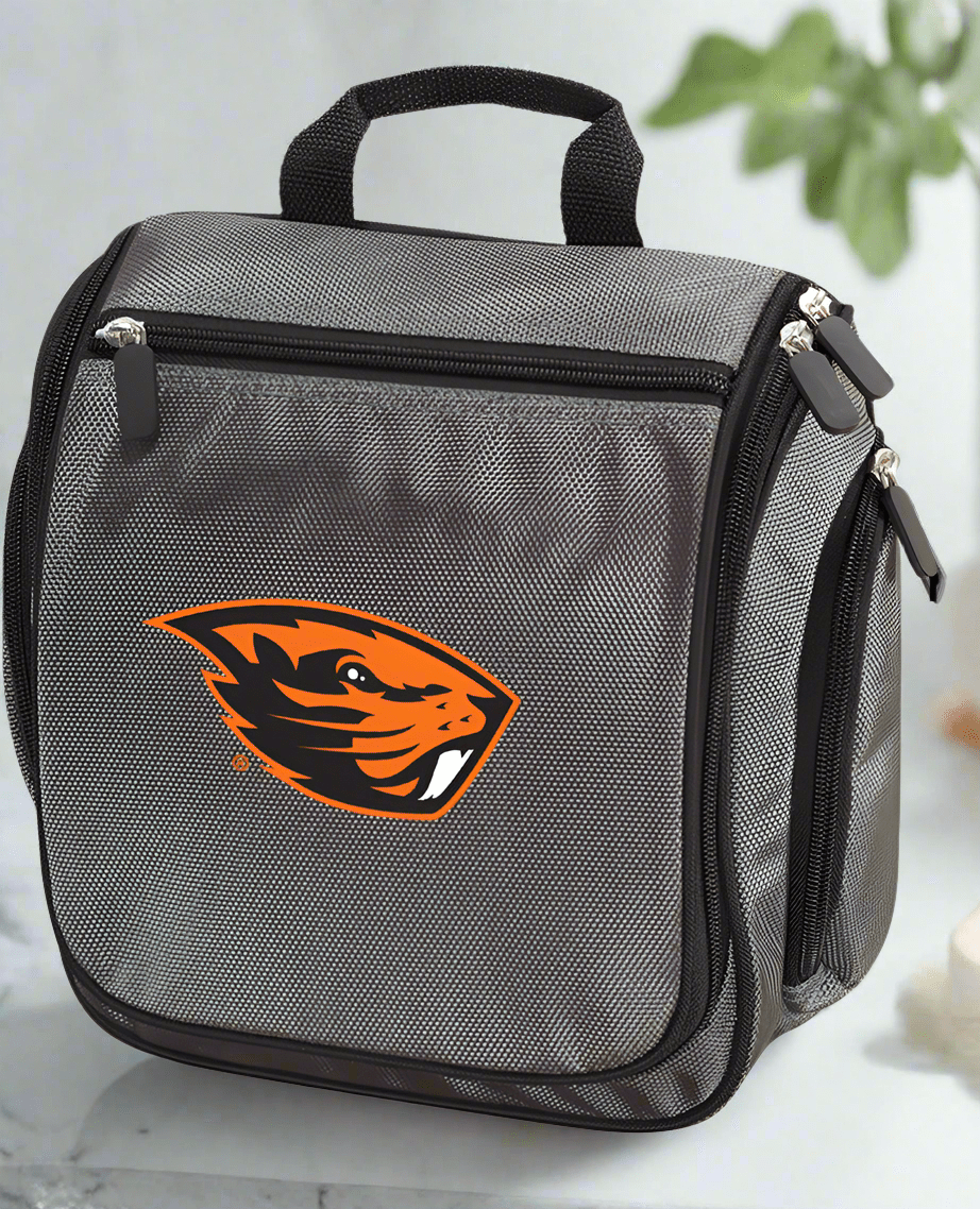 Oregon State University Toiletry Bag – Official OSU Beavers Travel Organizer for Students, Alumni & Fans Gray