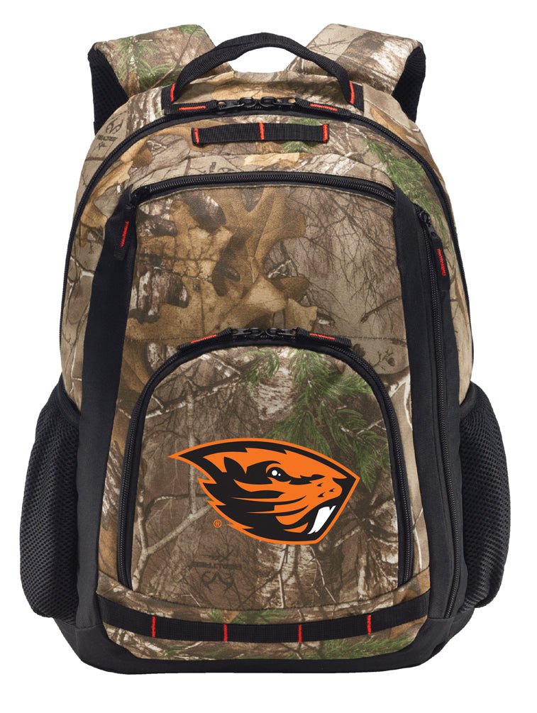 Oregon State University Camo Backpack OSU Beavers Laptop Computer Backpack
