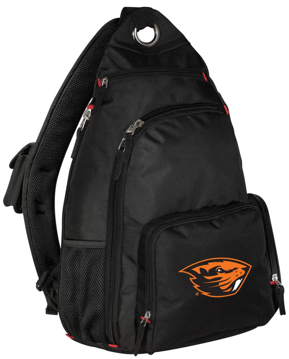 Oregon State University Sling Backpack OSU Beavers Crossbody Bag Black