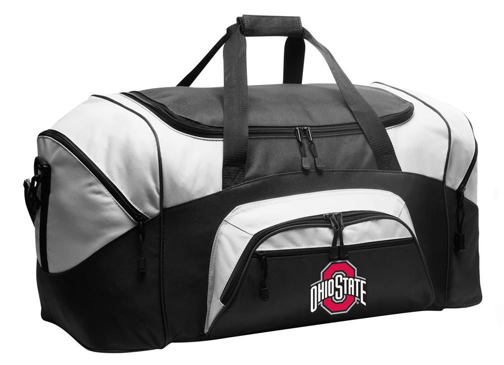 Ohio State Large Duffel Bag OSU Suitcase Luggage Bag Black