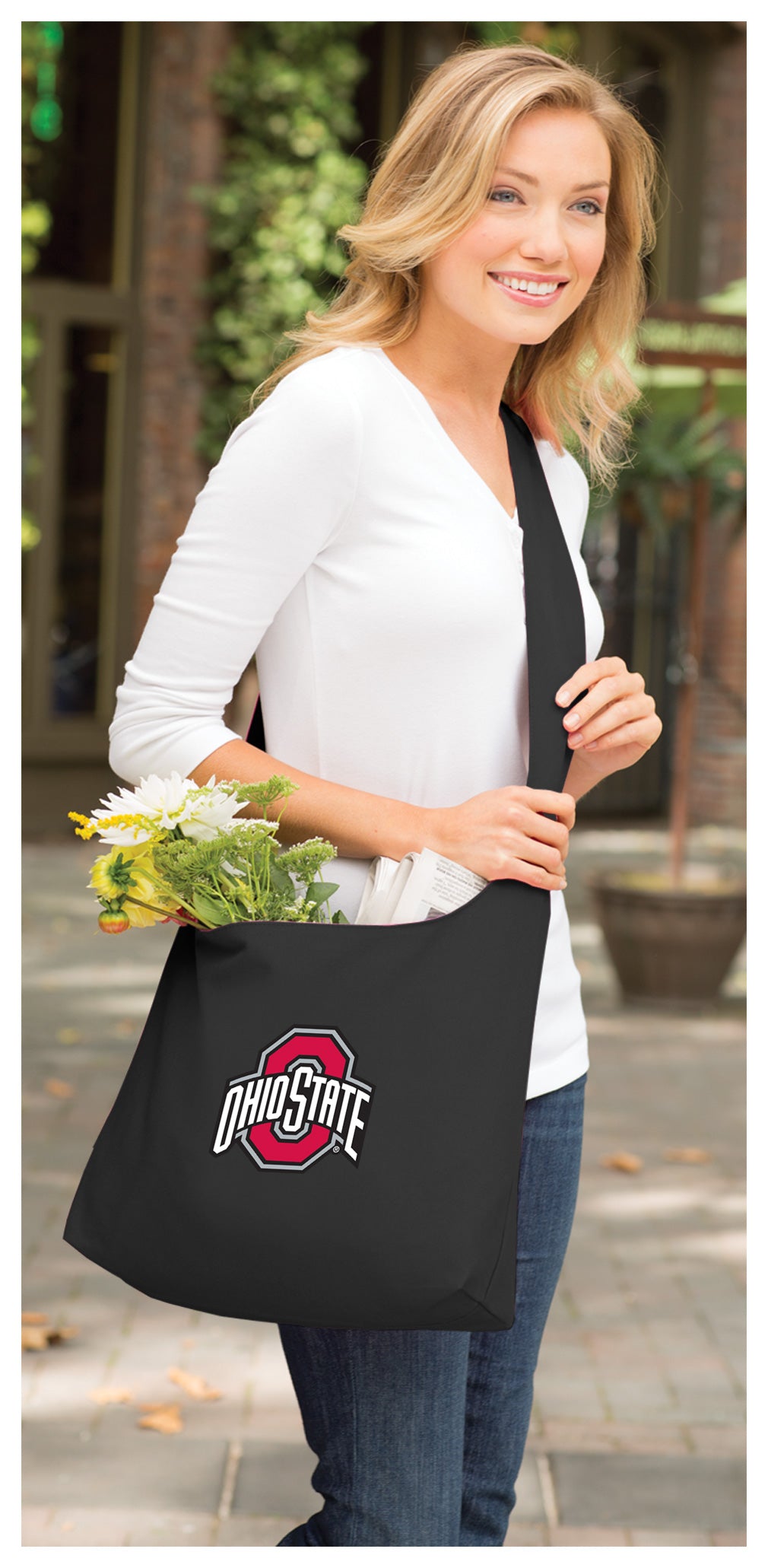 Ohio State Cross Body Bag OSU Shoulder Tote Bag - Sling Style