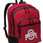Ohio State Backpack OSU Medium Classic Style Backpack Red