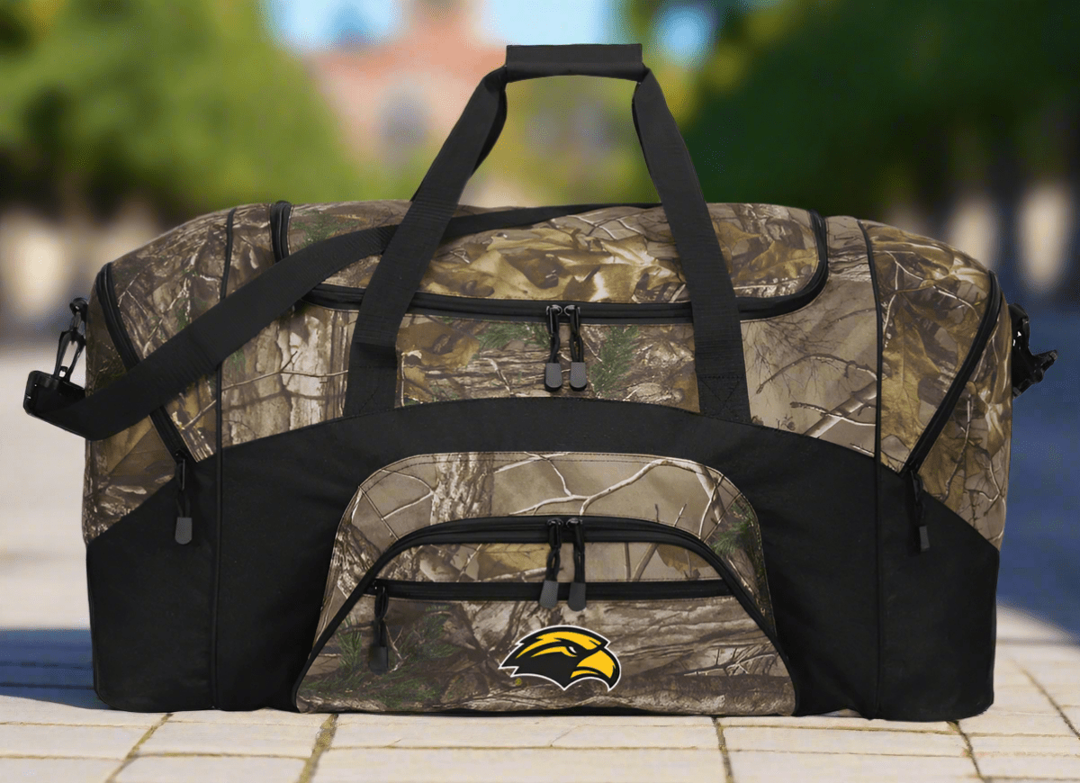Southern Miss Large Duffel Bag USM Suitcase Luggage Bag