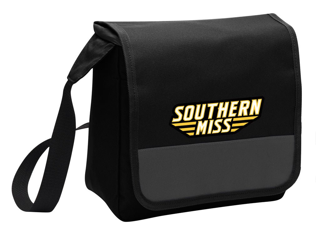 Southern Miss Lunch Bag USM Golden Eagles Cooler or Lunchbox Black