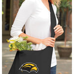 Southern Miss Cross Body Bag USM Shoulder Tote Bag - Sling Style Black