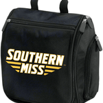 Southern Miss Toiletry Bag – Official University of Southern Mississippi Travel Organizer for Golden Eagles Fans & Alumni Black