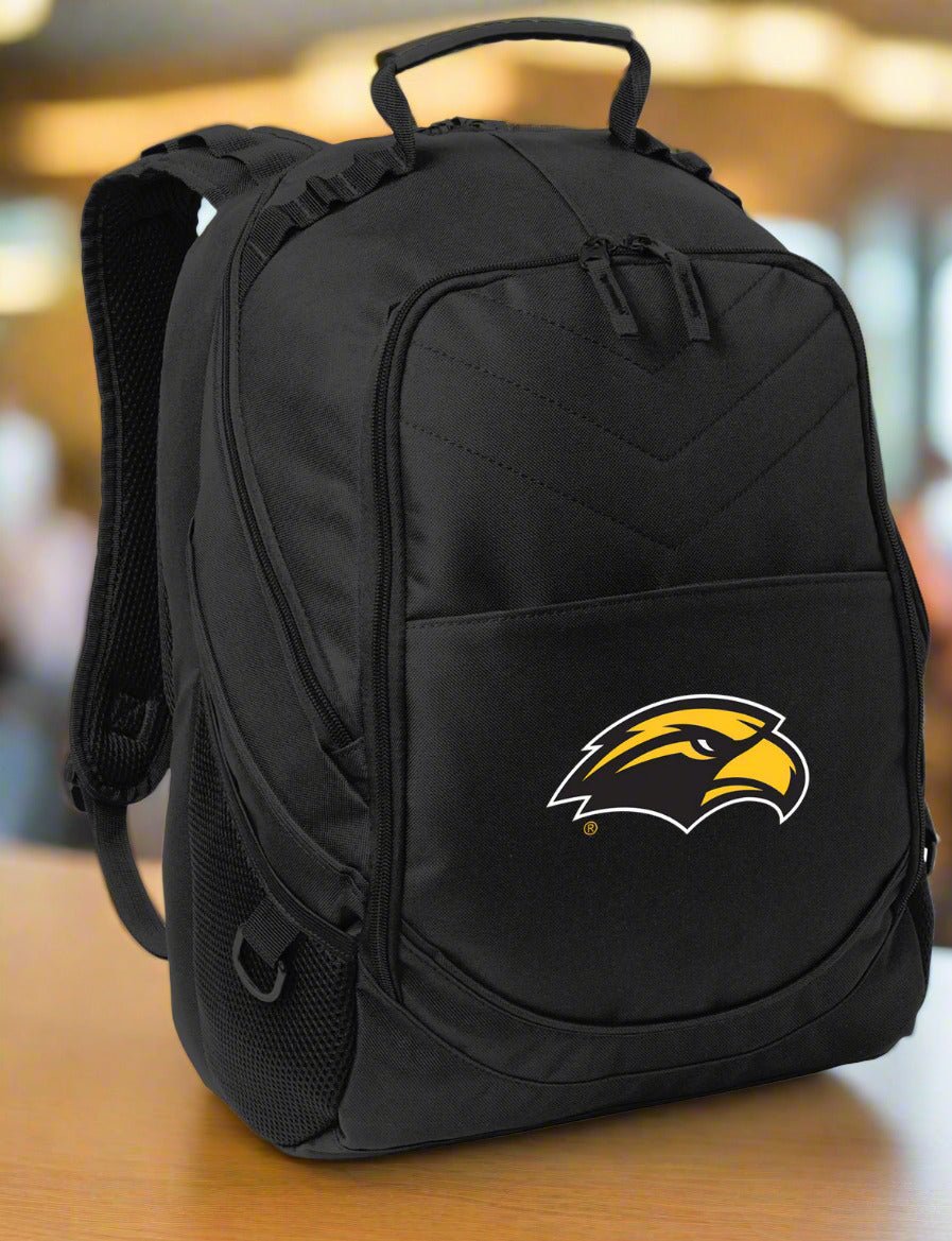 Southern Miss Backpack USM Laptop Computer Backpack Black