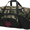 Texas A&M Camo Duffel Bag – Official Aggies Travel, Gym & Sports Bag with Shoulder Strap – 600D Polyester