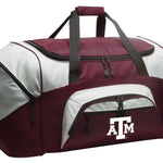 Texas A&M Large Duffel Bag Aggies Suitcase Luggage Bag Maroon