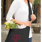 Texas A&M Cross Body Bag Aggies Shoulder Tote Bag - Sling Style Black