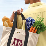 Texas A&M Canvas Tote Bag Aggies Classic Tote Black
