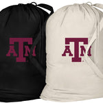 Texas A&M Laundry Bags 2 PC Set Aggies Clothes Bags