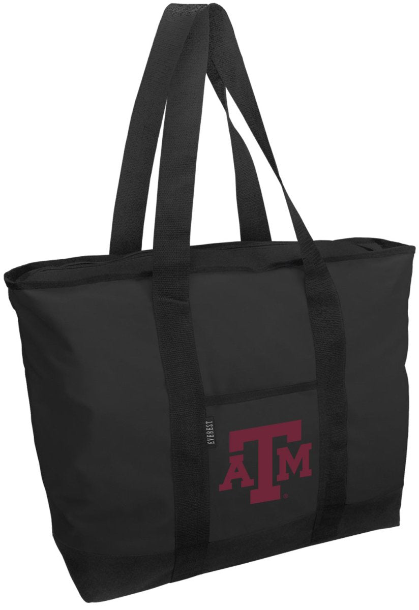 Texas A&M Tote Bag Aggies Large Zippered Tote