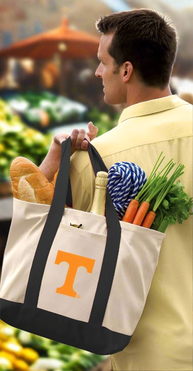 Tennessee Canvas Tote Bag UT Vols Classic Tote Black