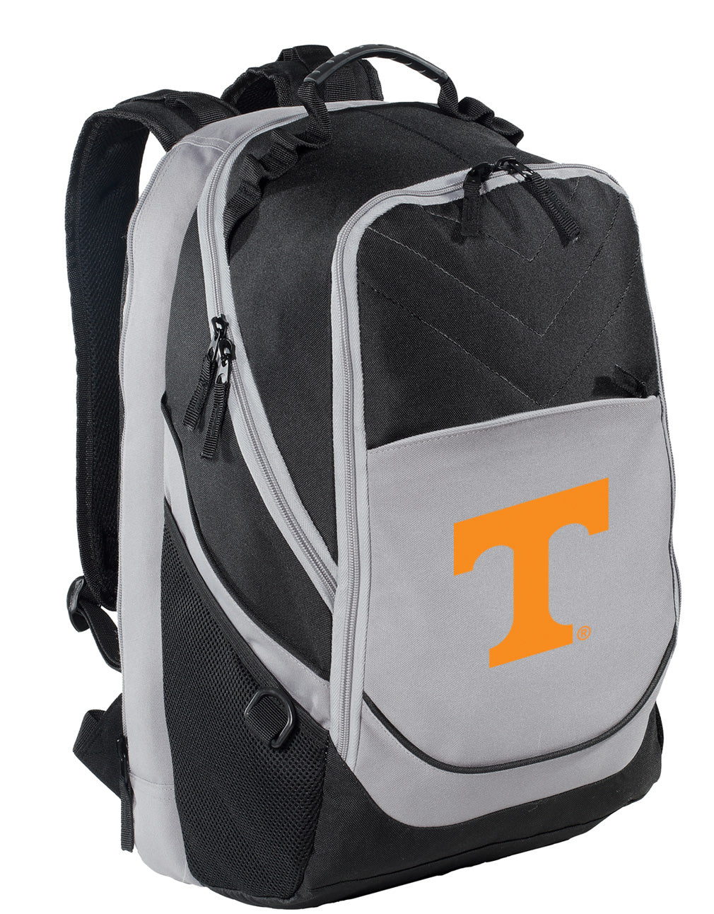 Tennessee Volunteers Laptop Backpack – Official University of Tennessee Vols Bookbag – 17" Laptop Sleeve, NCAA School Gear – 600D Polyester Black and Gray