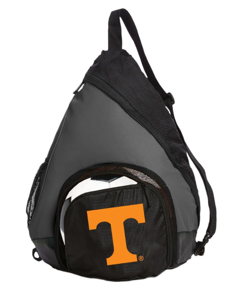 Tennessee Sling Backpack UT Vols Bag with Soccer Ball or Volleyball Bag Sports Gear Compartment Practice Bag