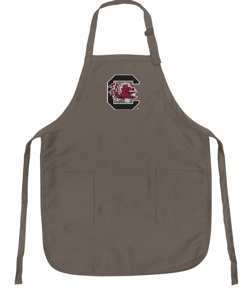 University of South Carolina Apron USC Gamecocks Apron - Stain Resistant Fabric Khaki