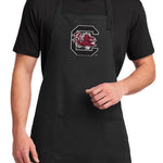 University of South Carolina Large Apron USC Gamecocks Apron - Adjustable with Pockets Black