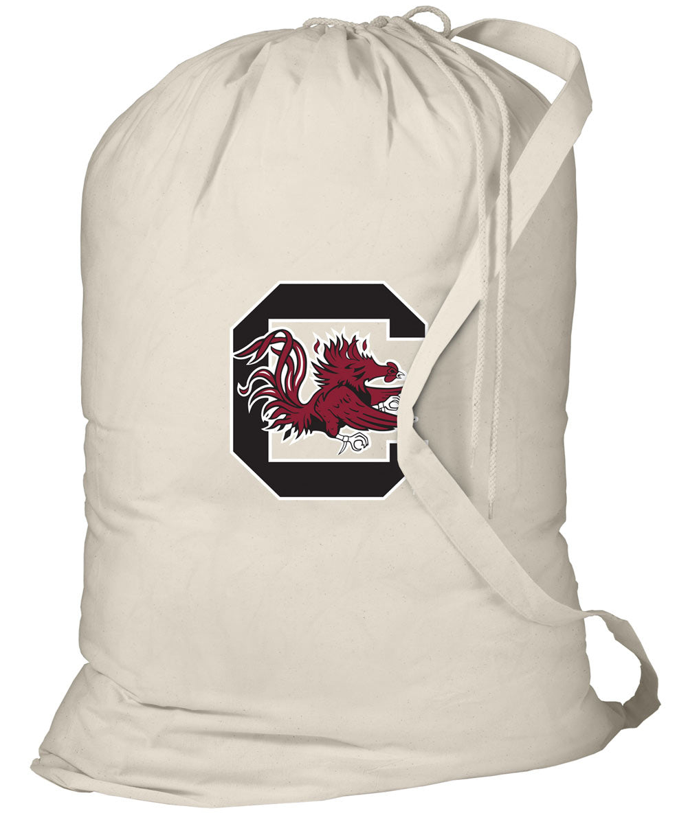 University of South Carolina Laundry Bag USC Gamecocks Clothes Bag Tan