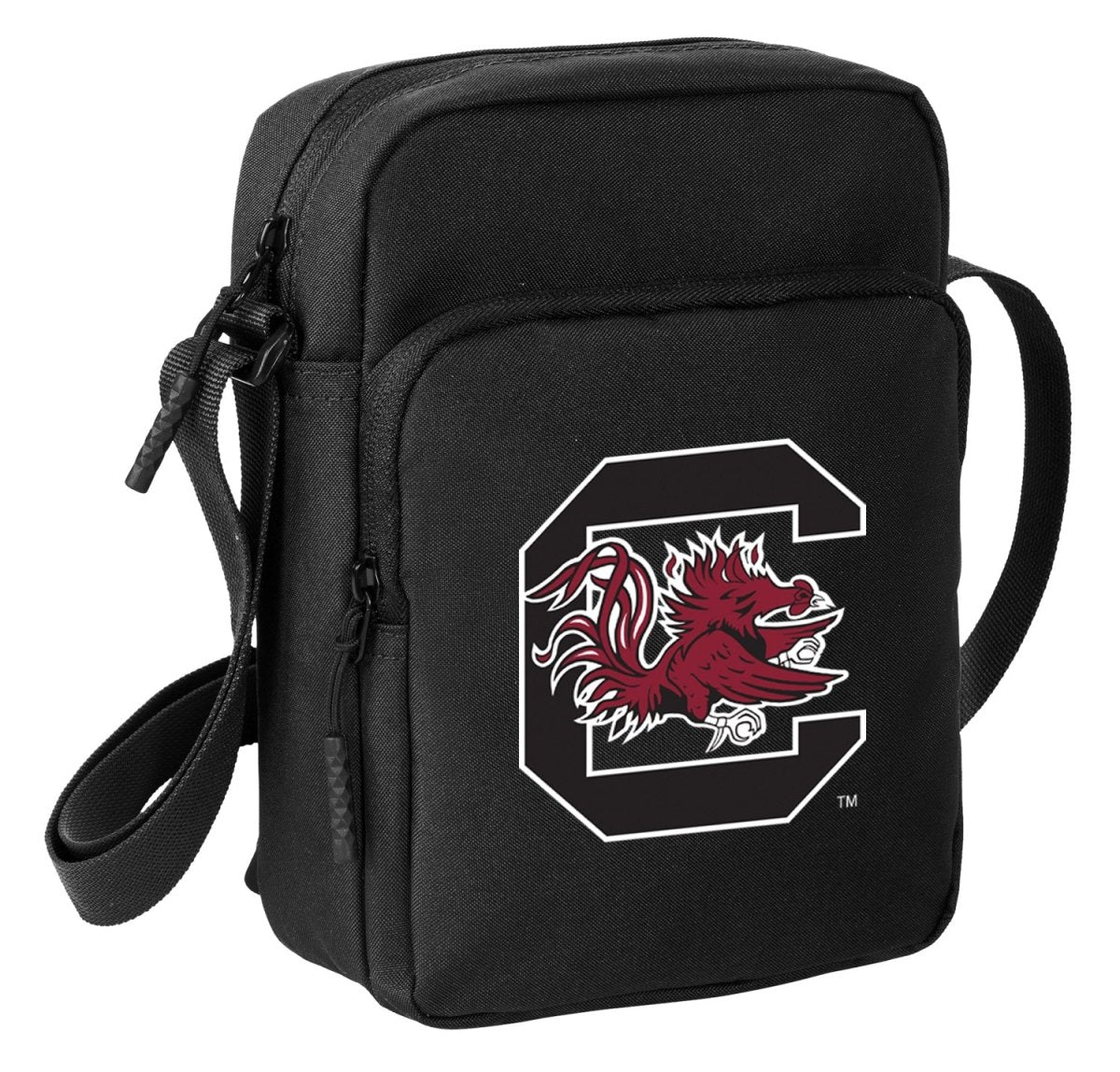 University of South Carolina Crossbody Bag USC Gamecocks Travel Sling Pack Black