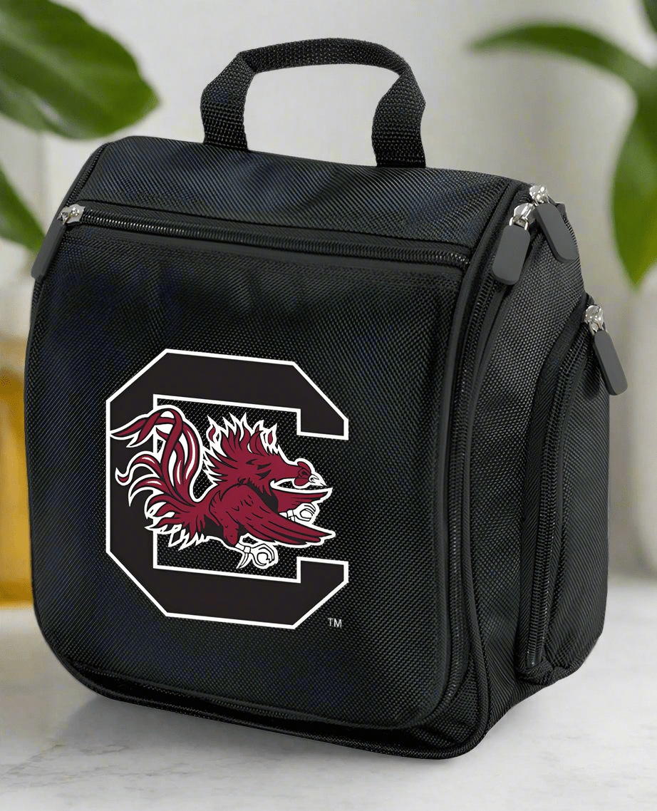 University of South Carolina Toiletry Bag – Official USC Travel Organizer for Gamecocks Fans, Students & Alumni Black