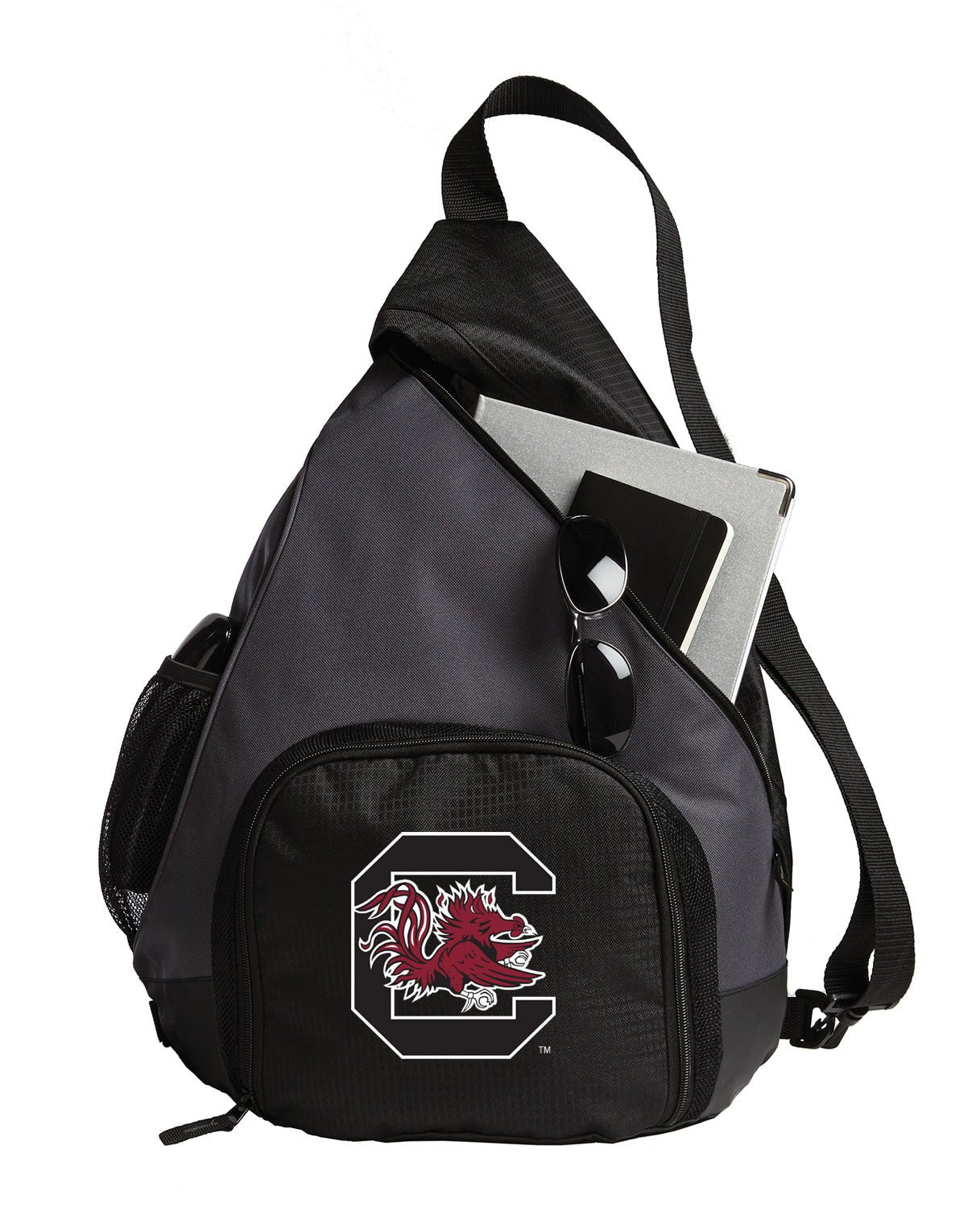 University of South Carolina Sling Backpack USC Gamecocks Bag with Soccer Ball or Volleyball Bag Sports Gear Compartment Practice Bag