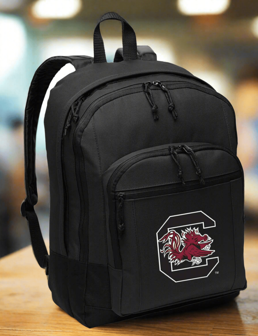 University of South Carolina Backpack USC Gamecocks Medium Classic Style Backpack Black