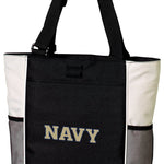 Naval Academy Tote Bag Navy Midshipmen Carryall Tote White