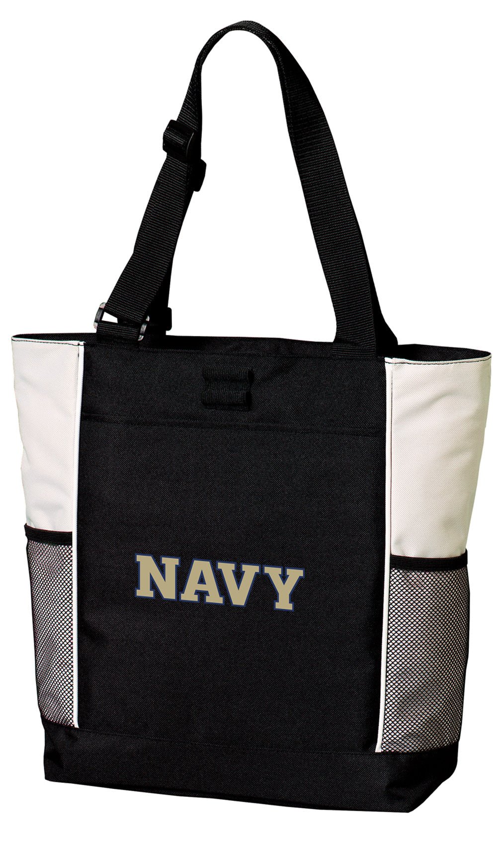 Naval Academy Tote Bag Navy Midshipmen Carryall Tote White
