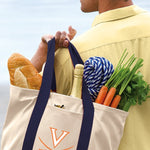 UVA Canvas Tote Bag University of Virginia Classic Tote Navy