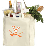 UVA Grocery Shopping Bag University of Virginia Reusable Cotton Bag