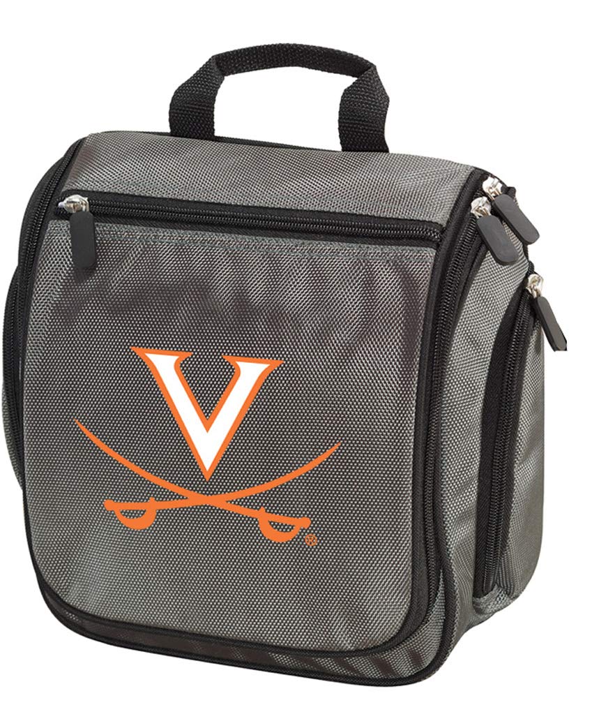 University of Virginia Toiletry Bag – Official UVA Cavaliers Travel Kit for Alumni, Fans & Students Gray