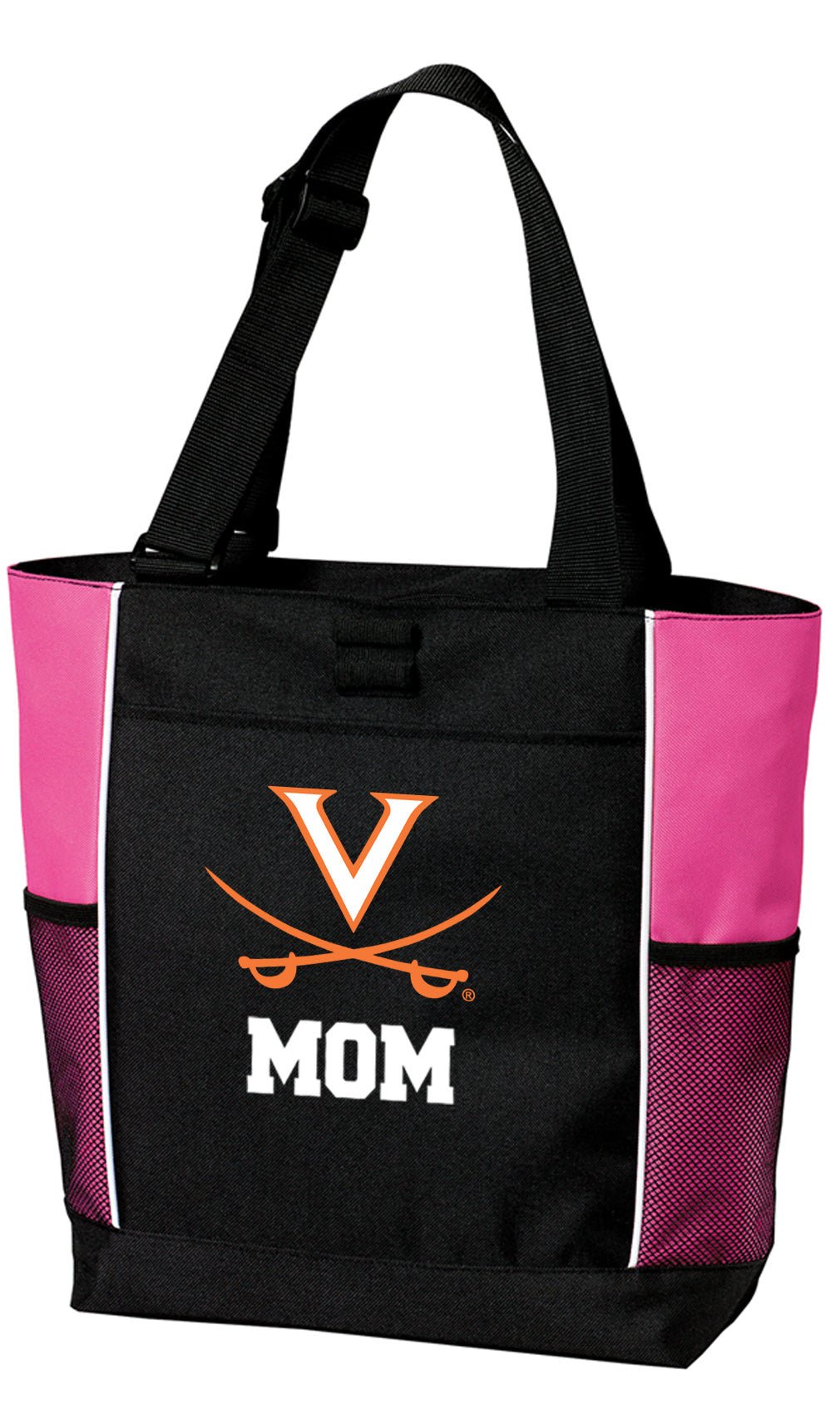 UVA Tote Bag University of Virginia Carryall Tote Mom on Pink