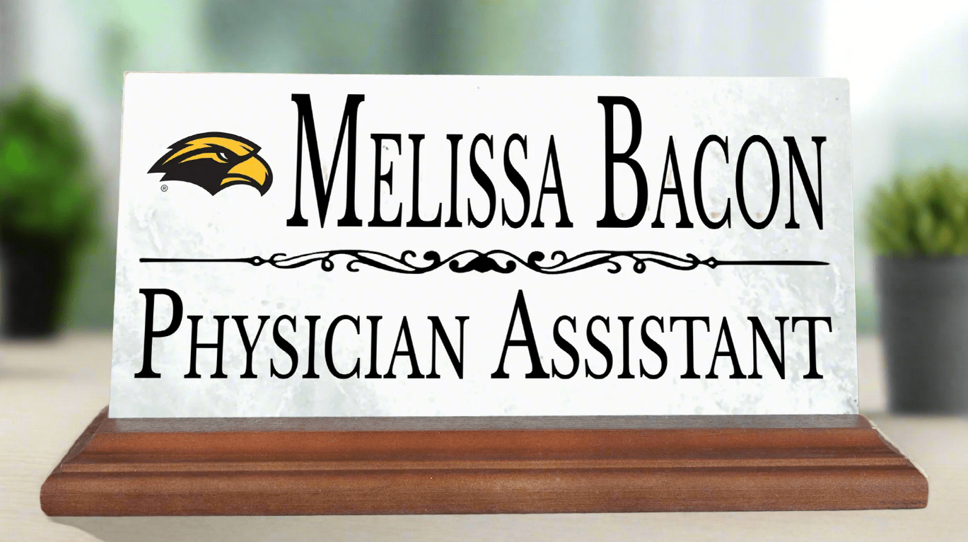 Southern Miss Desk Nameplate USM Eagles Alumni, or Graduation Gift