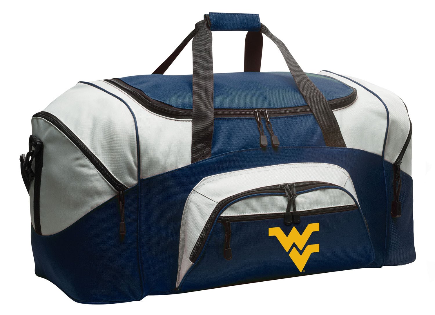 West Virginia Duffel Bag – WVU Gym, Travel & Soft-Sided Suitcase Gear Bag Navy