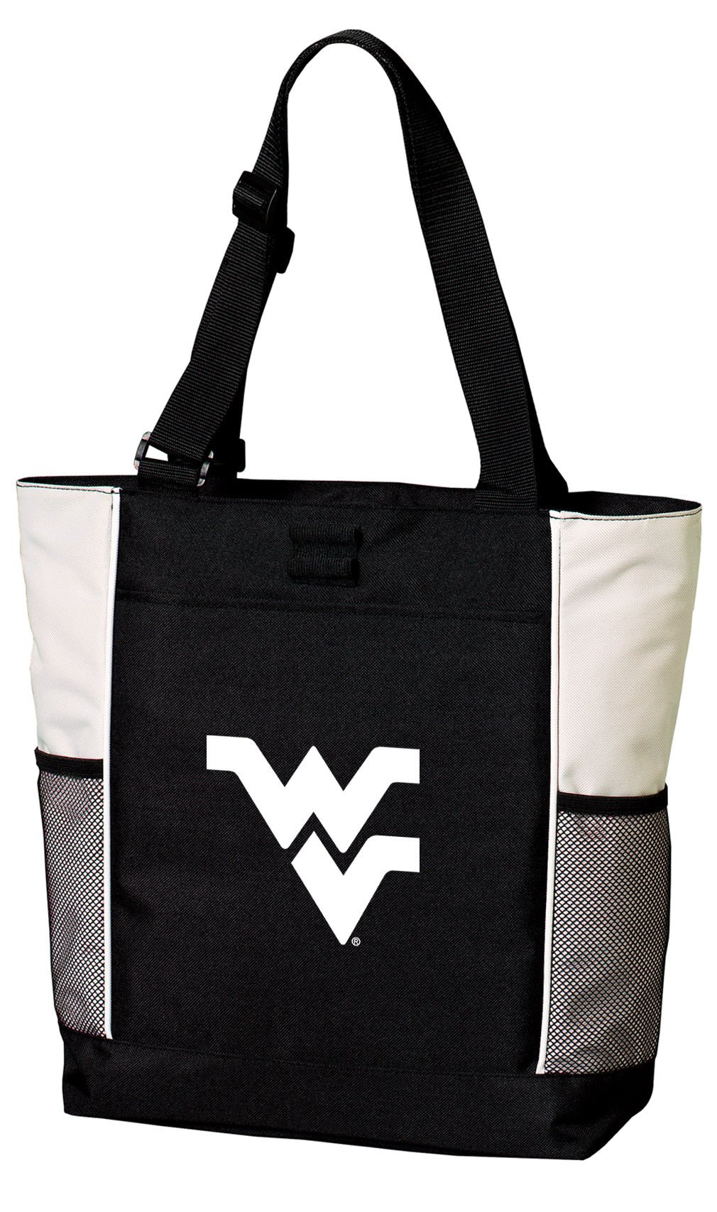 West Virginia Tote Bag WVU Carryall Tote White