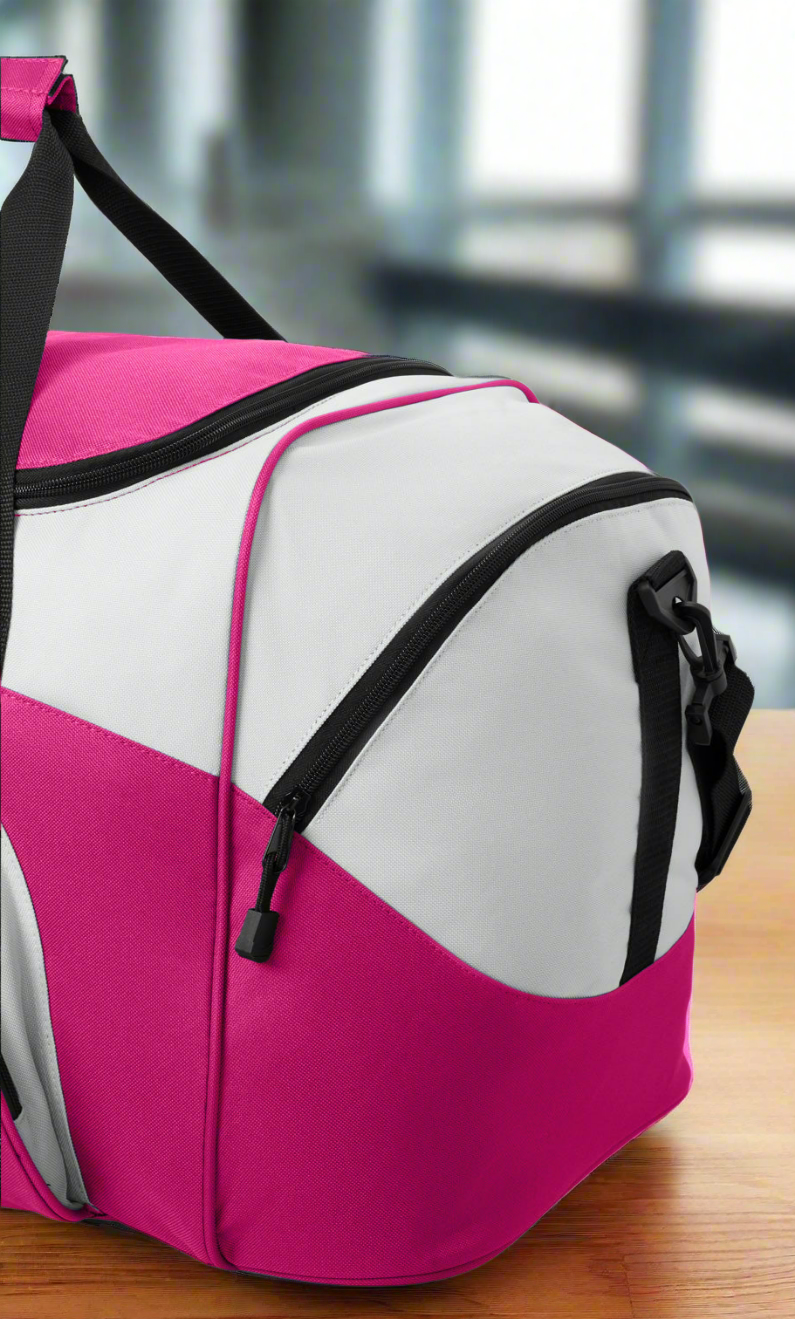 Naval Academy Duffel Bag – for Gym, Gear, or Travel Suitcase Pink