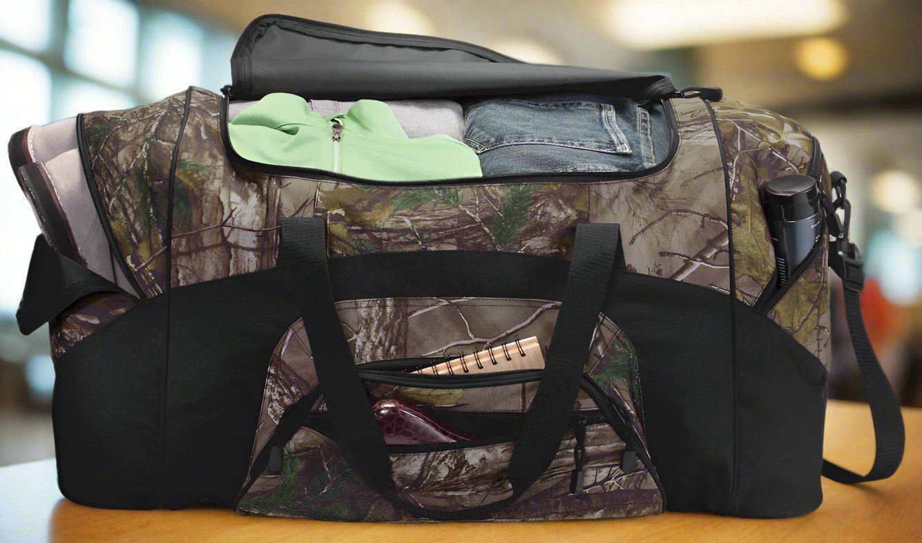 Alabama Logo Camo Duffel Bag - Suitcase or Gear Bag