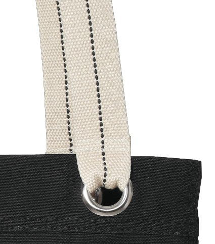 Purdue University Tote Bag Purdue Deluxe Canvas Shoulder Bag Black