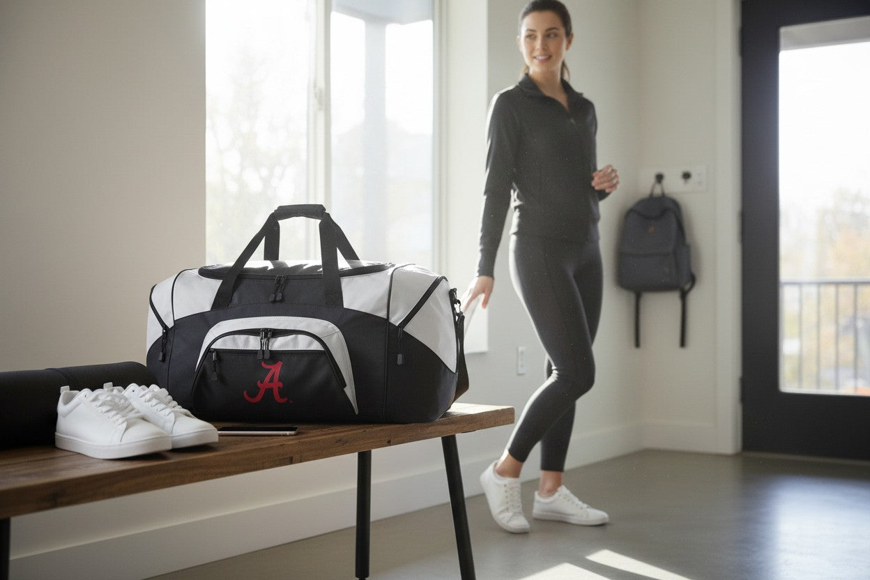 Alabama Large Duffel Bag – Crimson Tide Gym, Travel & Sports Gear Bag