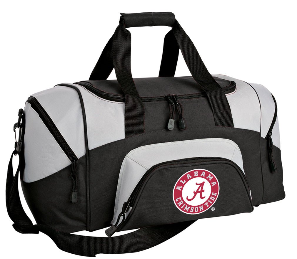 Alabama Logo Small Duffel Bag Alabama Carryon Suitcase or Gym Bag Black