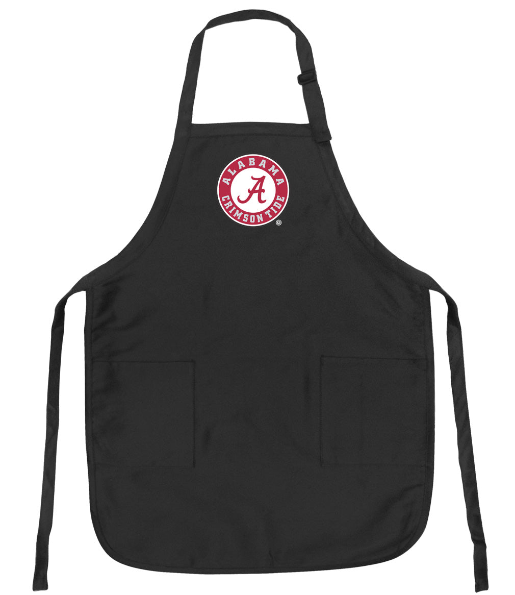 Premium Alabama Logo Apron - Stain Resistant Fabric Alabama Black Apron