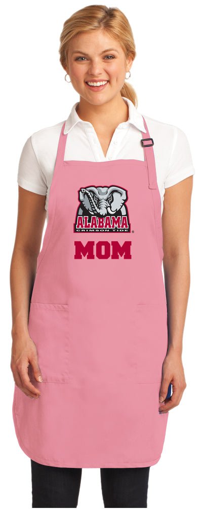 University of Alabama Aprons - Stain Resistant Fabric Mom on Pink