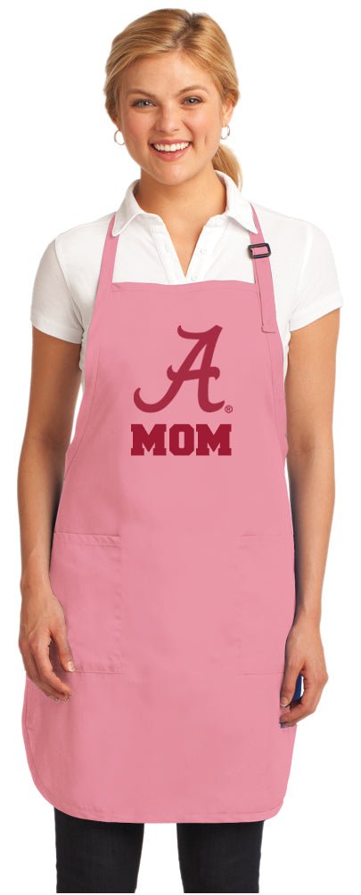University of Alabama Apron Alabama Apron - Stain Resistant Fabric Mom on Pink