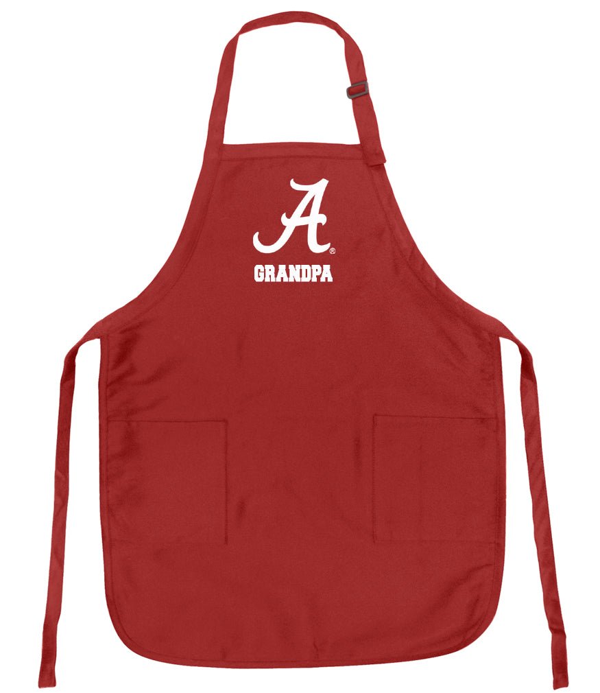 University of Alabama Apron Alabama Apron - Stain Resistant Fabric Grandpa on Crimson