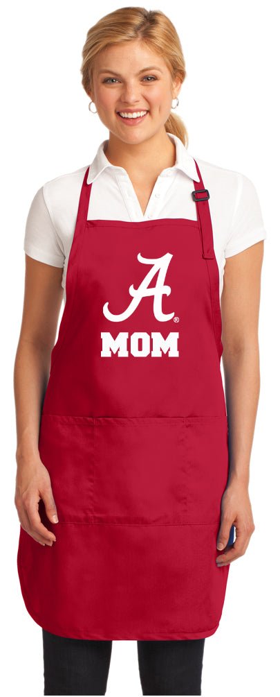 University of Alabama Apron Alabama Apron - Stain Resistant Fabric Mom on Crimson