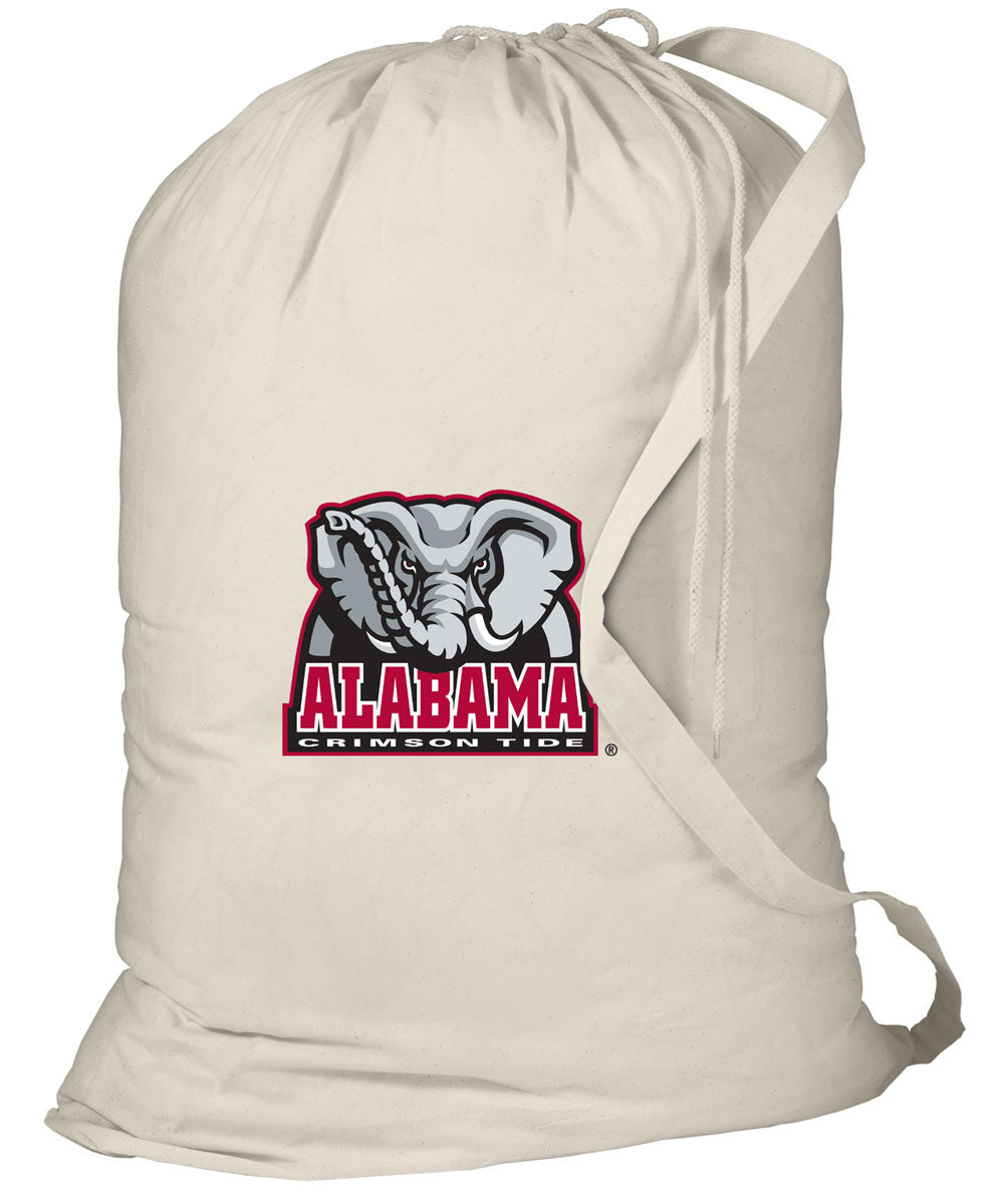 Alabama Laundry Bag University of Alabama Clothes Bag Tan